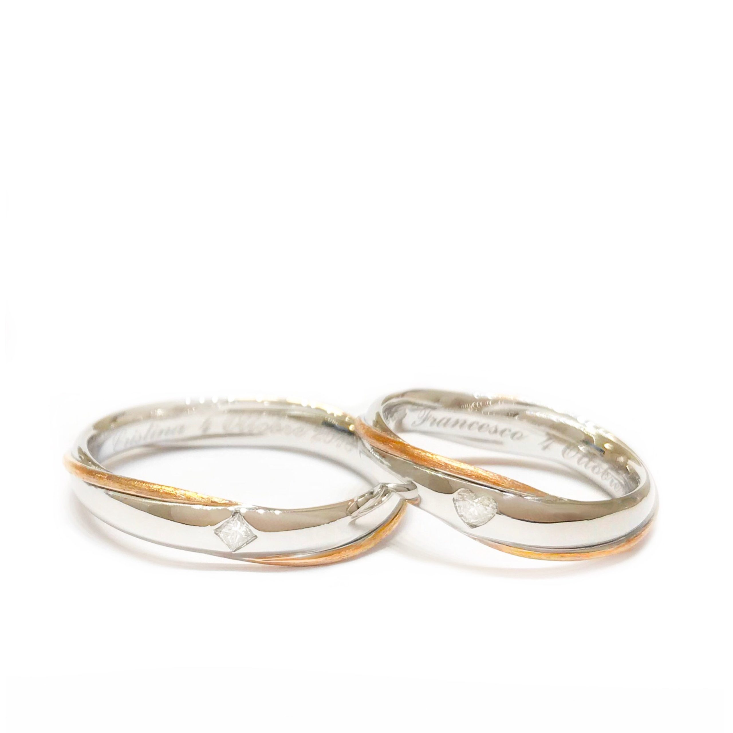 Coppia di Fedi Sakura