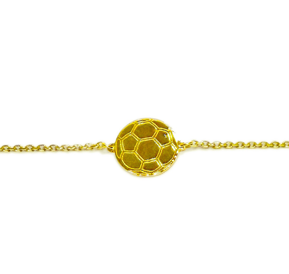 Bracciale Serie A in oro 9 carati