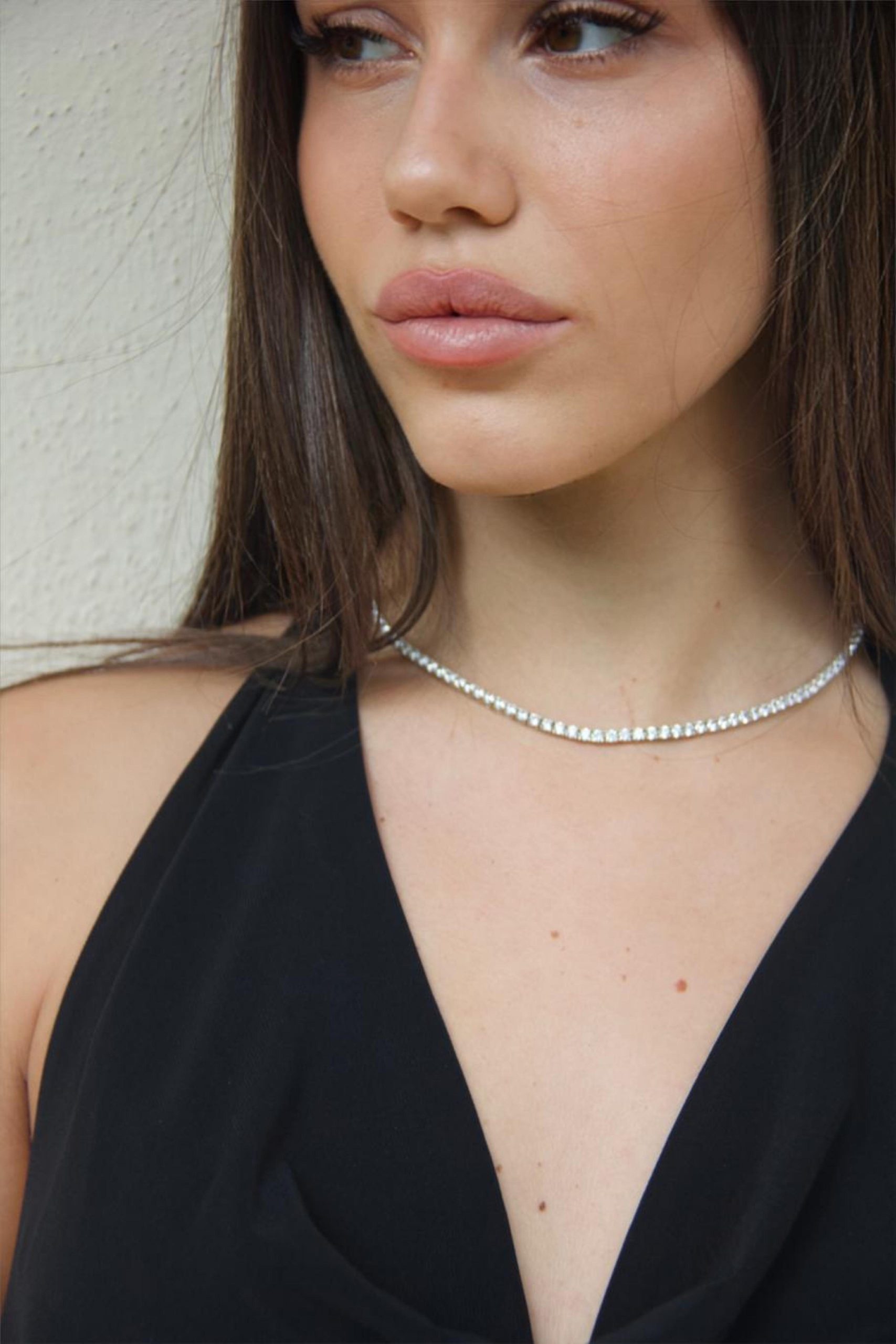 Collana Castoniera Tennis Argento - immagine 6