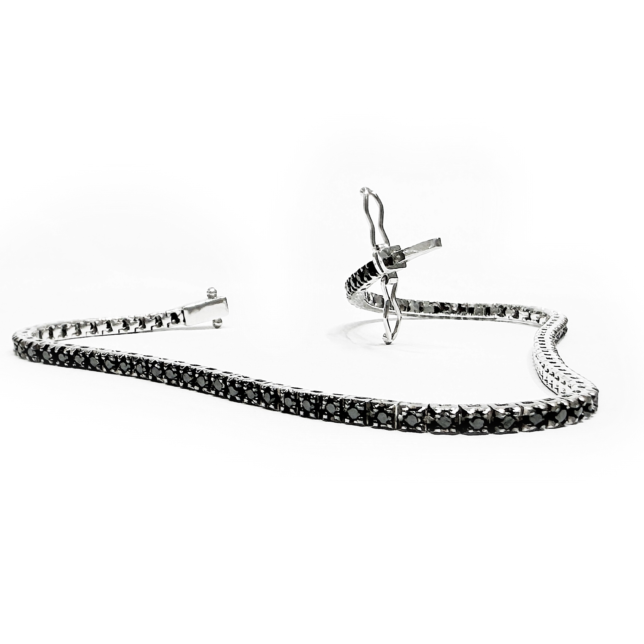 Bracciale Tennis di Diamanti neri - immagine 2