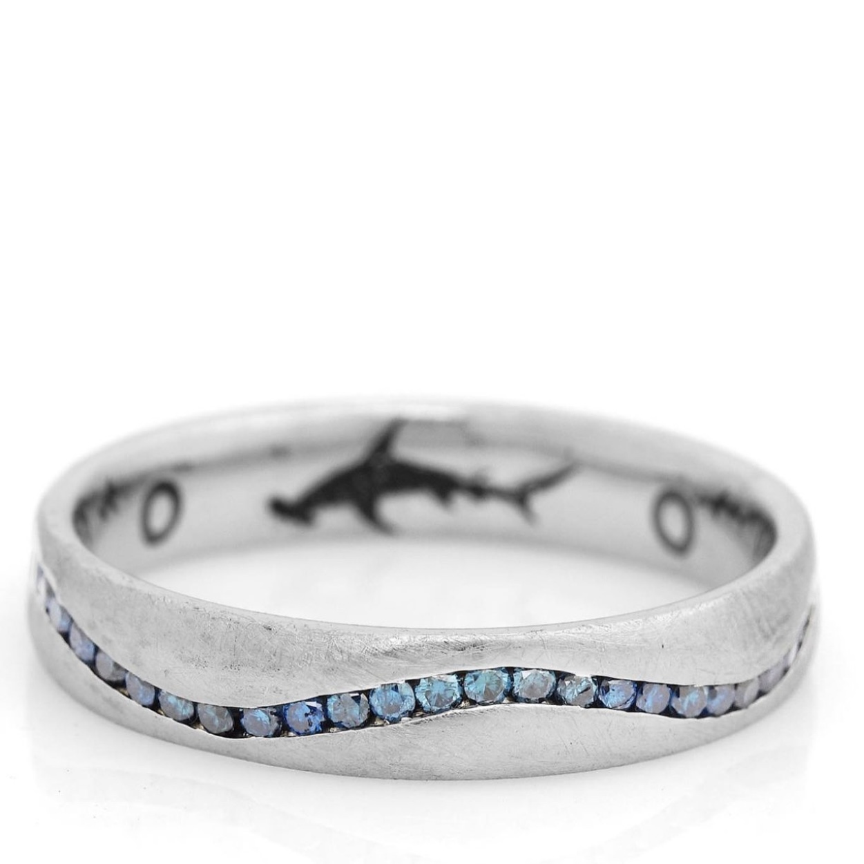 Coppia di Fedi Atlantide in Platino - immagine 3