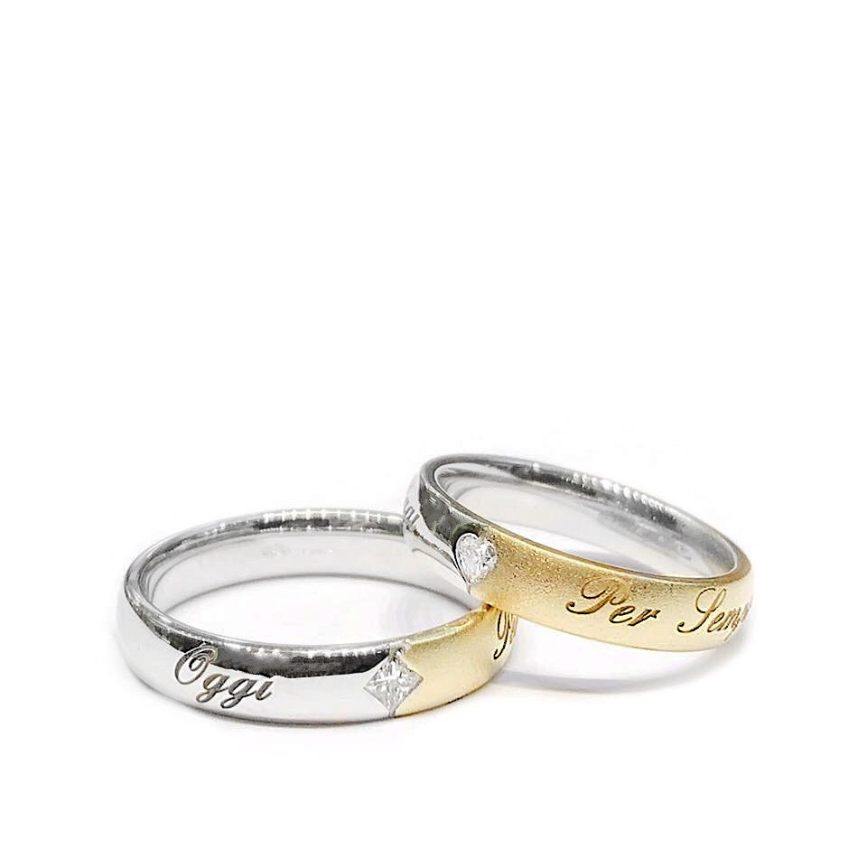 Coppia di Fedi Ginevra