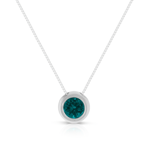 Collana Diamante Blu