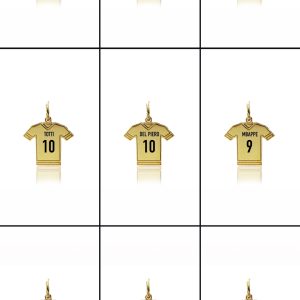 Ciondolo LEGGENDE - maglia da calcio in oro